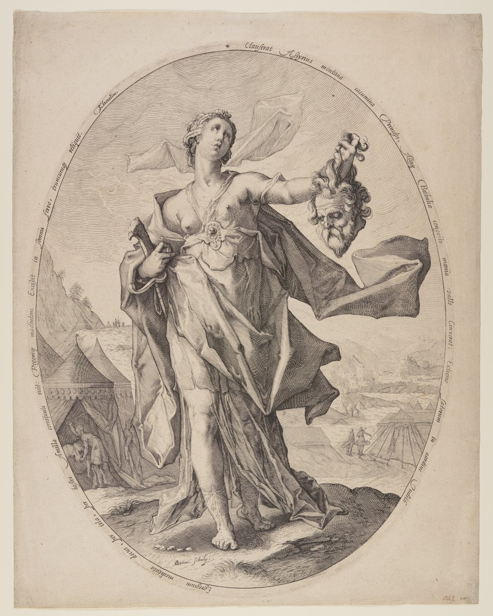 Judith con la cabeza de Holofernes de Nicolaes Braeu
