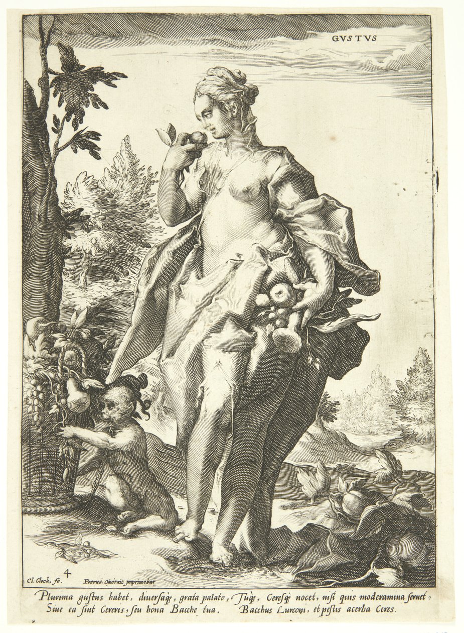 El sentido del gusto de Nicolaes Jansz. Clock