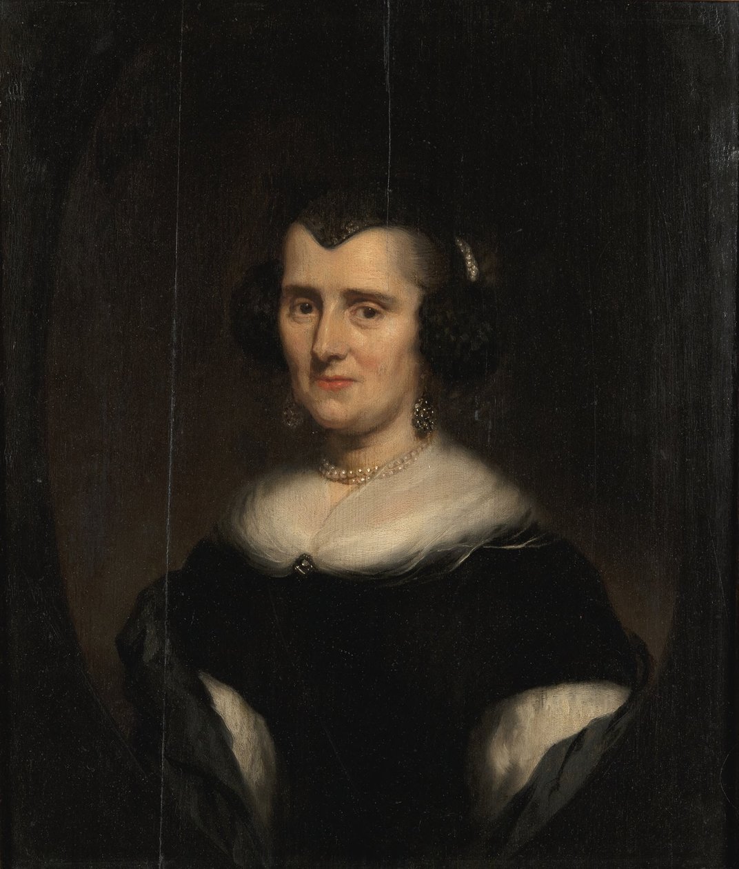 Retrato de busto de una mujer de mediana edad de Nicolaes Maes