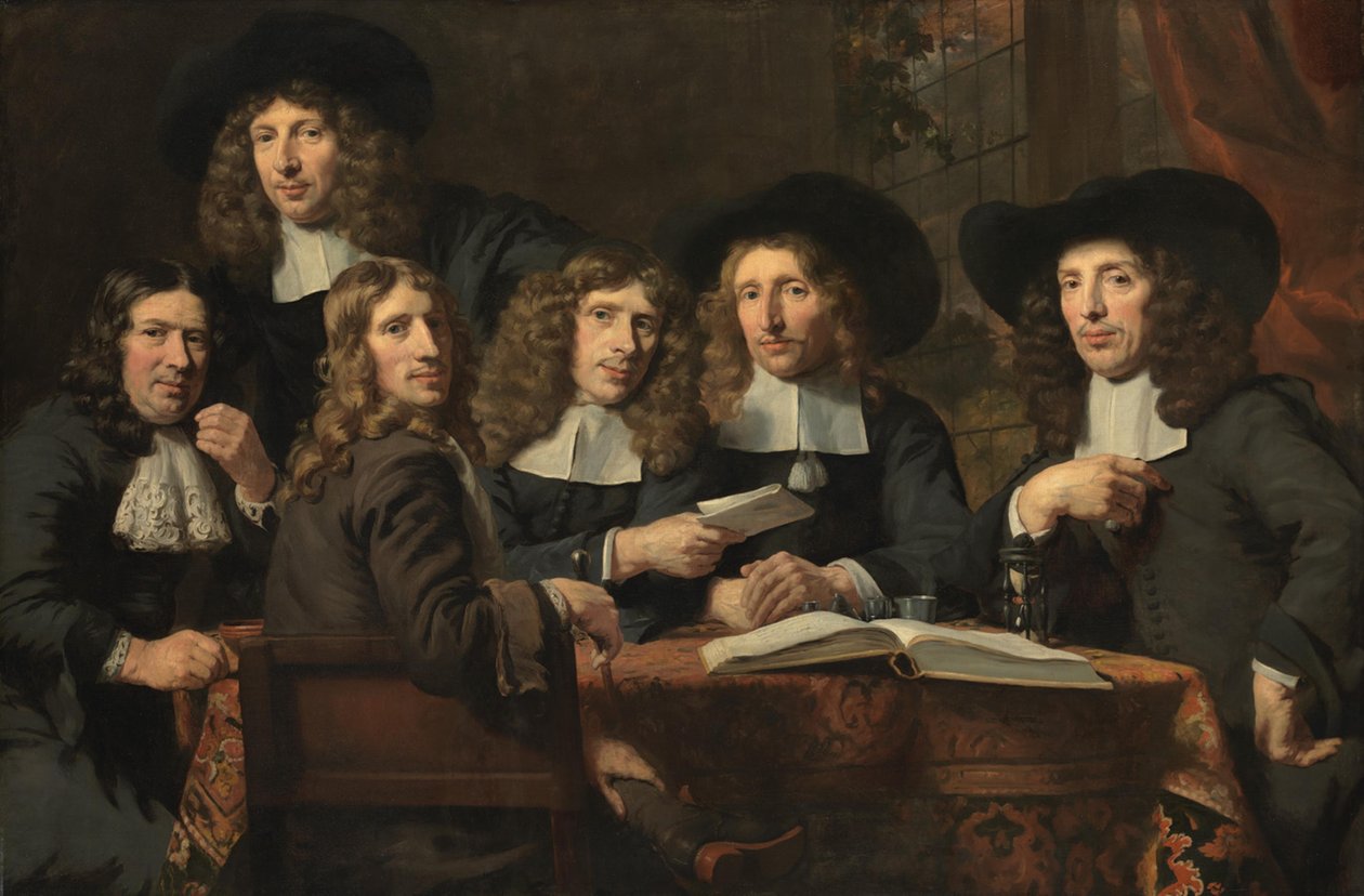 Los síndicos del gremio de cirujanos de Ámsterdam de Nicolaes Maes