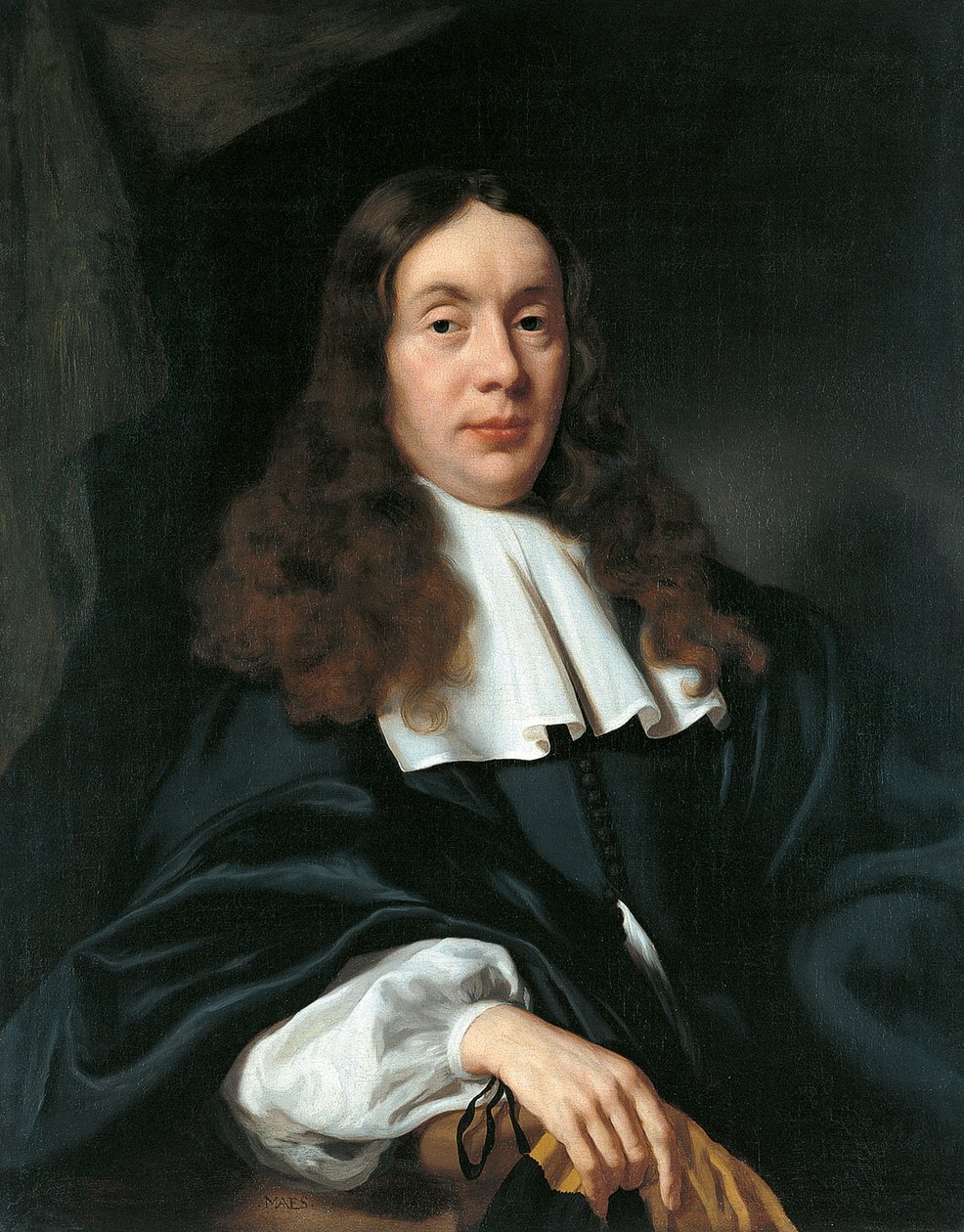 Retrato de un hombre de Nicolaes Maes