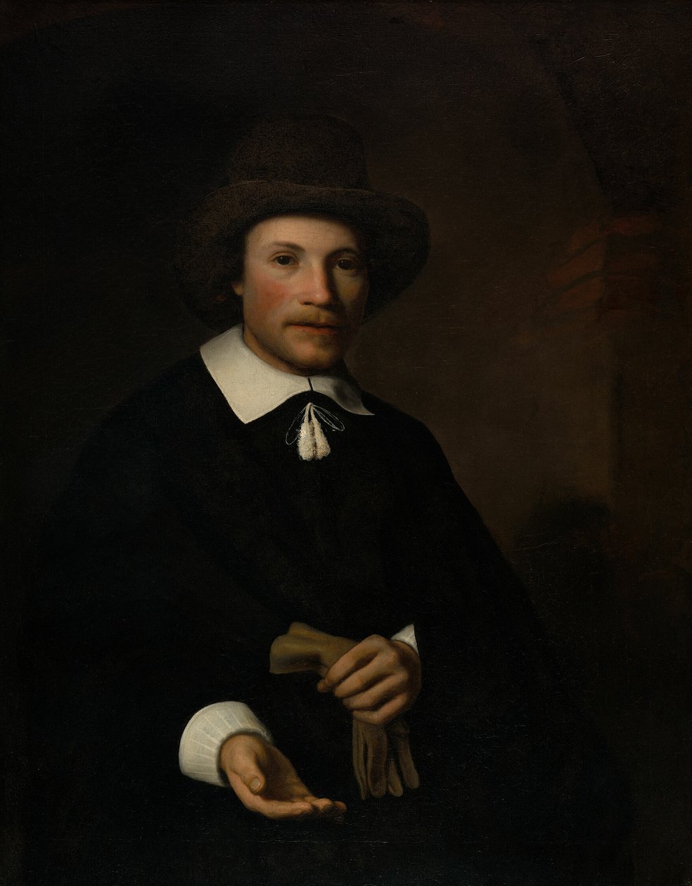 Retrato de un hombre de Nicolaes Maes