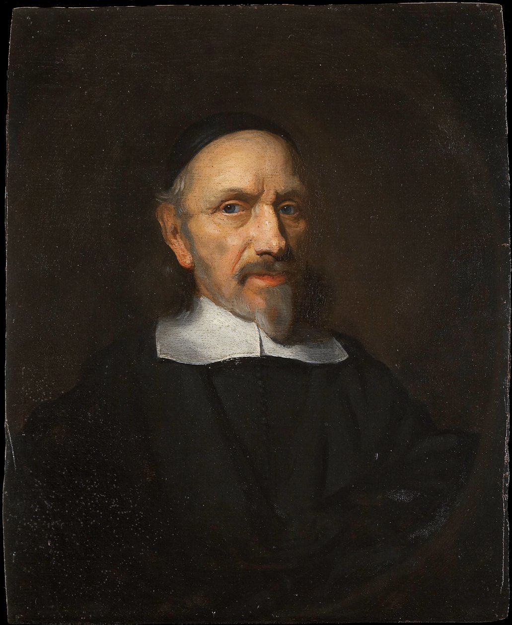 Retrato de un hombre vestido de negro de Nicolaes Maes