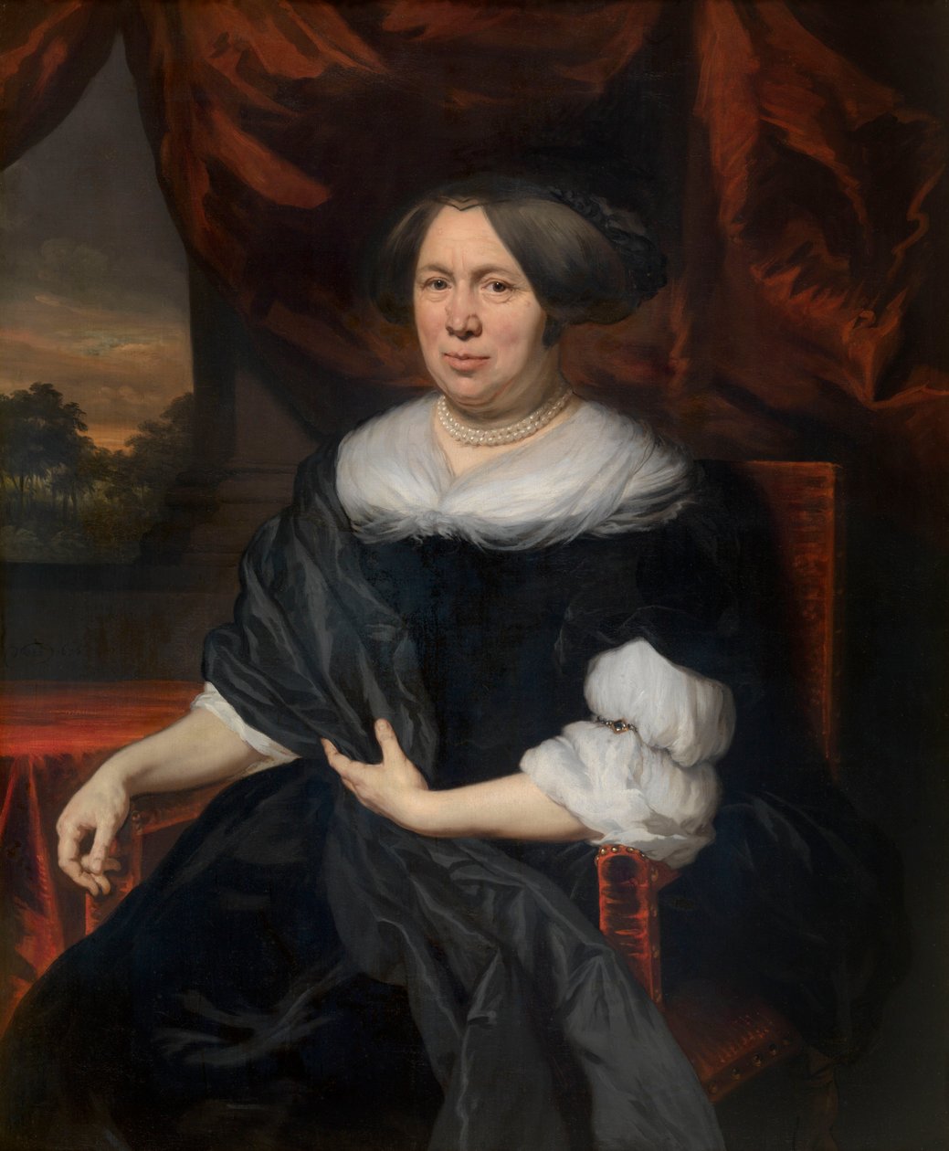 Retrato de una mujer de Nicolaes Maes