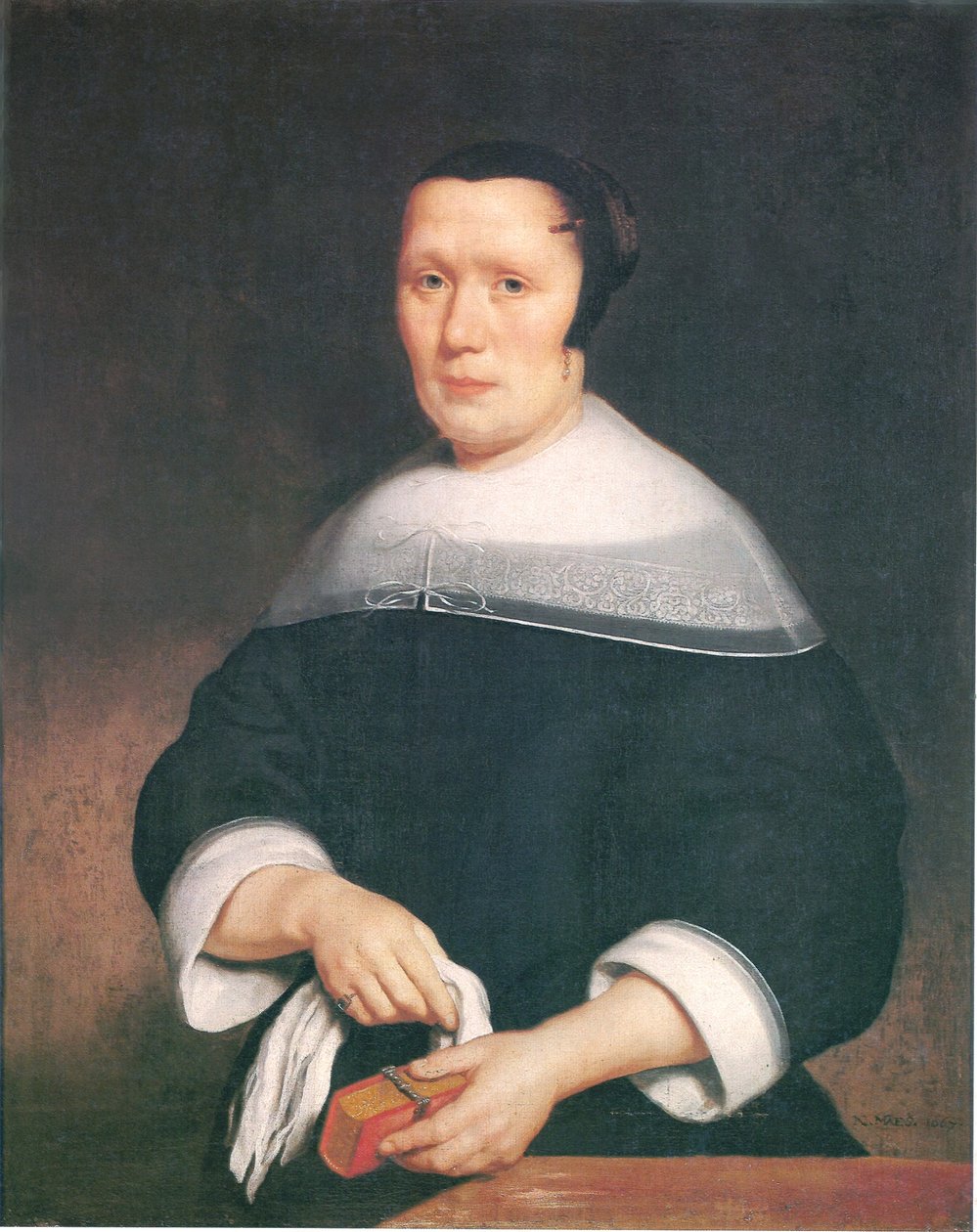 Retrato de una mujer - de Nicolaes Maes