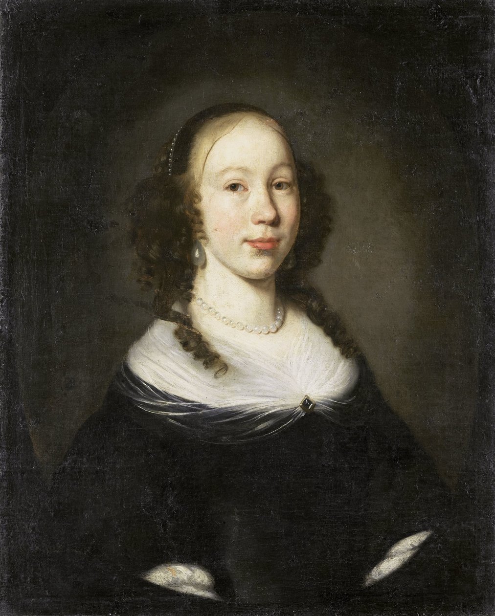 Retrato de una mujer joven de Nicolaes Maes