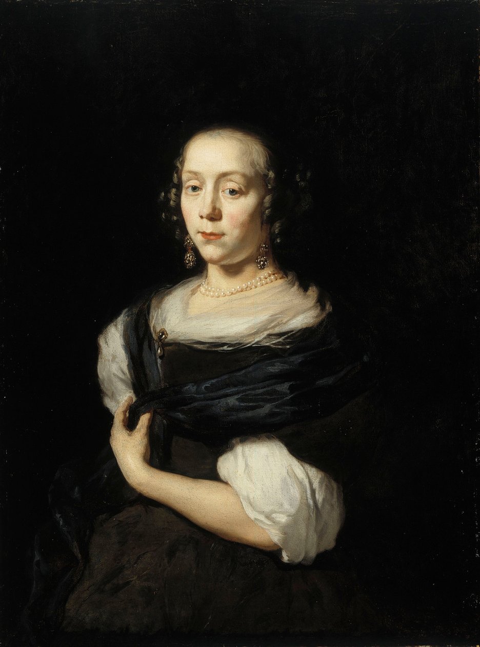 Retrato de una joven dama de Nicolaes Maes