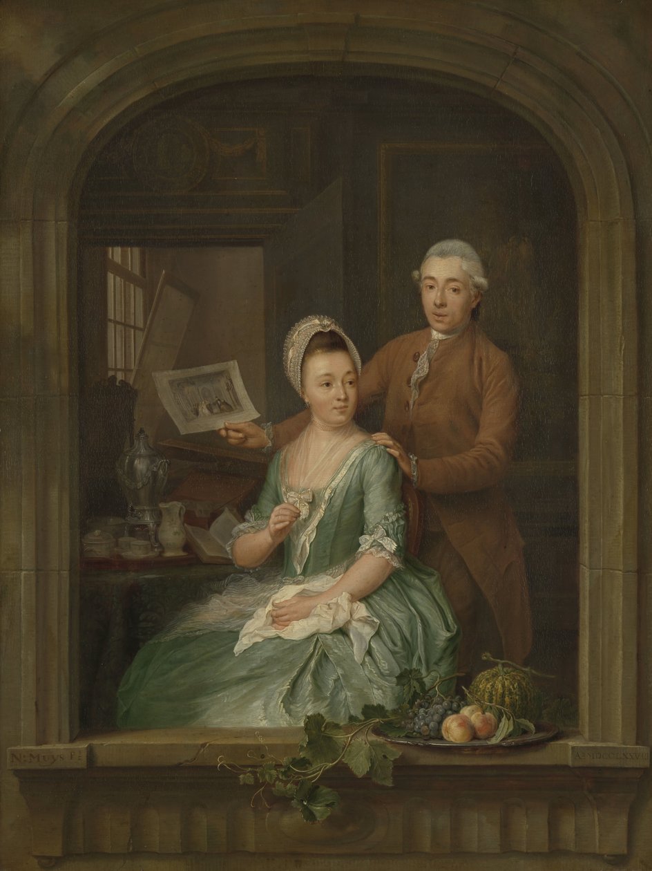 Retrato de Robert Muys y su esposa Maria Nozeman
Retrato de Robert Muys y su esposa Maria Nozeman de Nicolaes Muys