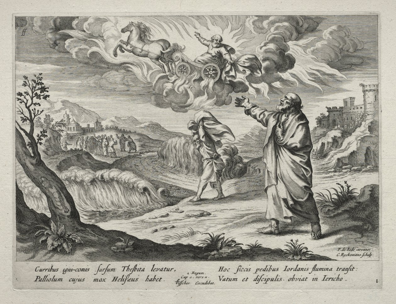 La historia de Eliseo, 1643 de Nicolaes Rijckmans
