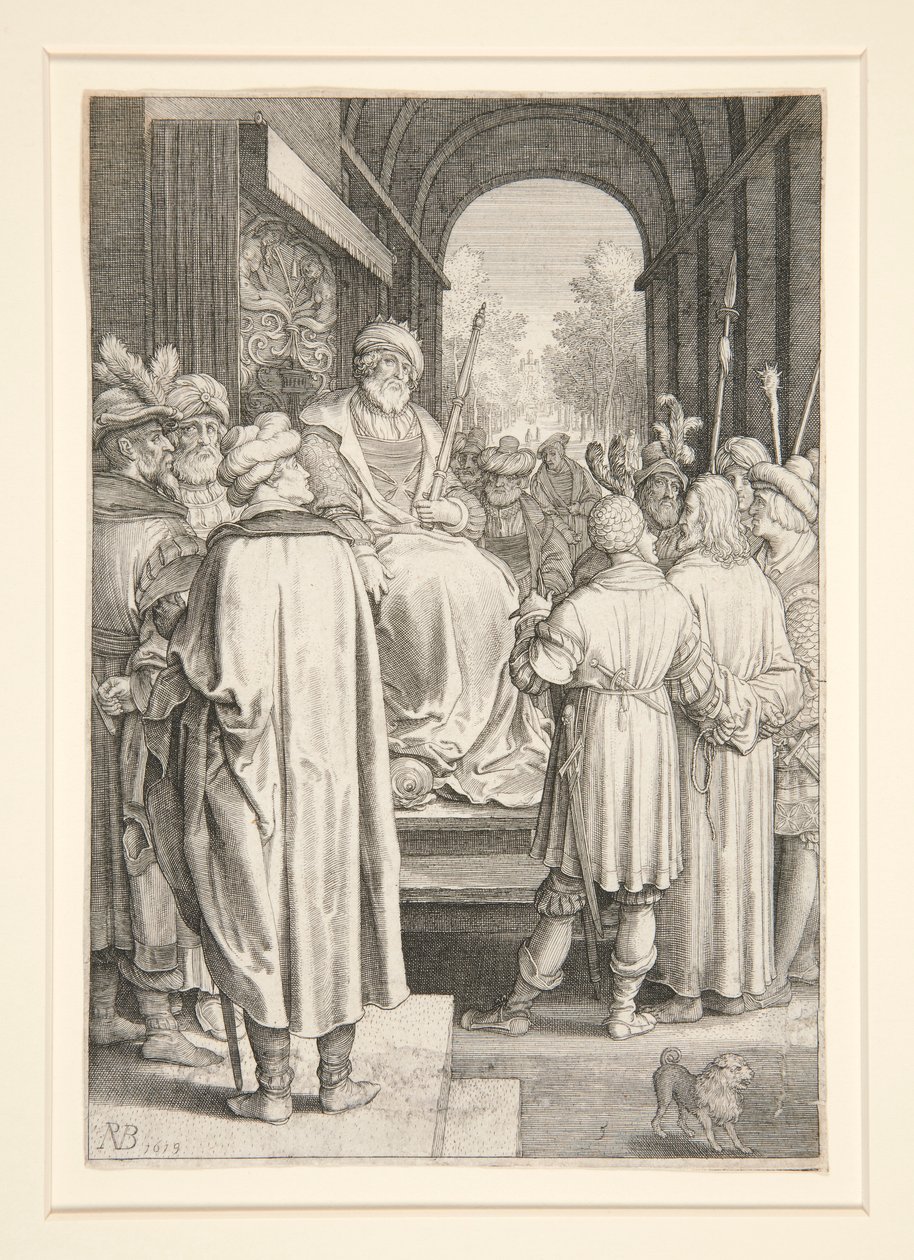 Cristo ante Pilatos (Serie Pasión) de Nicolaes de Bruyn