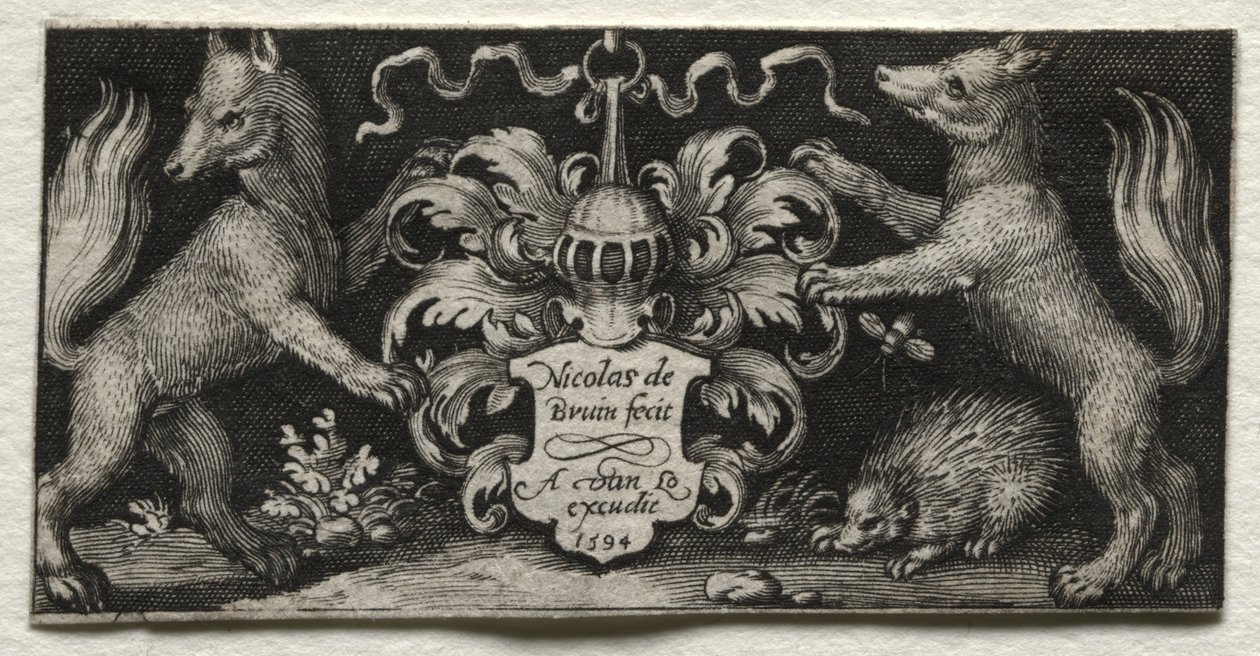 Escudo de armas, 1594 de Nicolaes de Bruyn