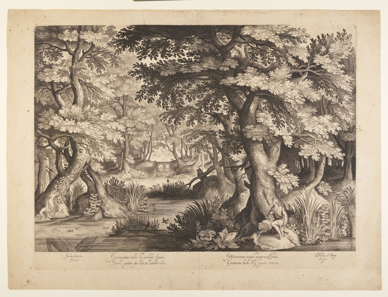 San Juan Bautista en el desierto de Nicolaes de Bruyn