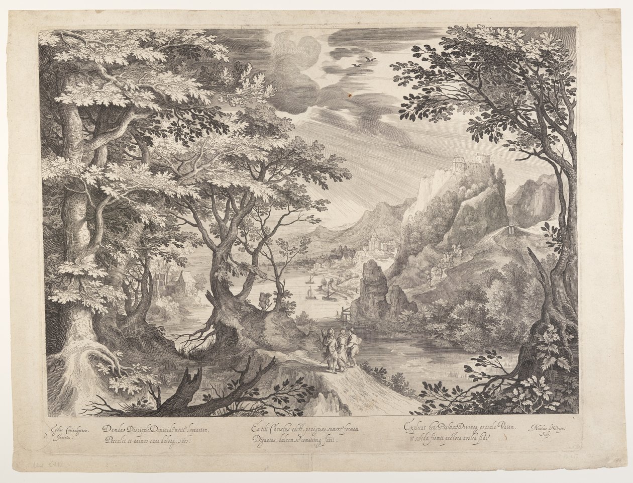 Los discípulos de Emaús de Nicolaes de Bruyn