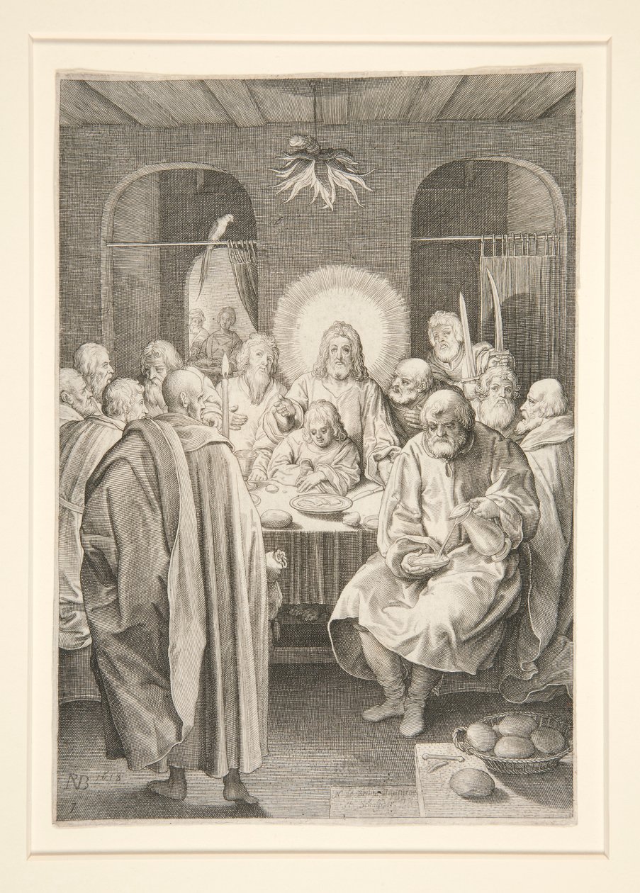La Última Cena (Serie Pasión) de Nicolaes de Bruyn