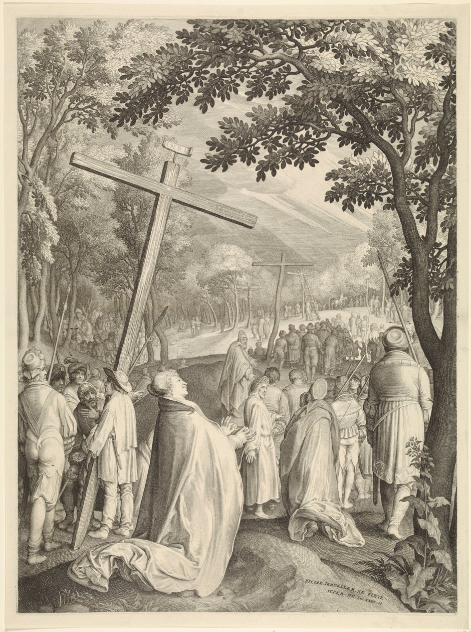 Paño de sudor de Veronica Pasión de Cristo (título de la serie) de Nicolaes de Bruyn