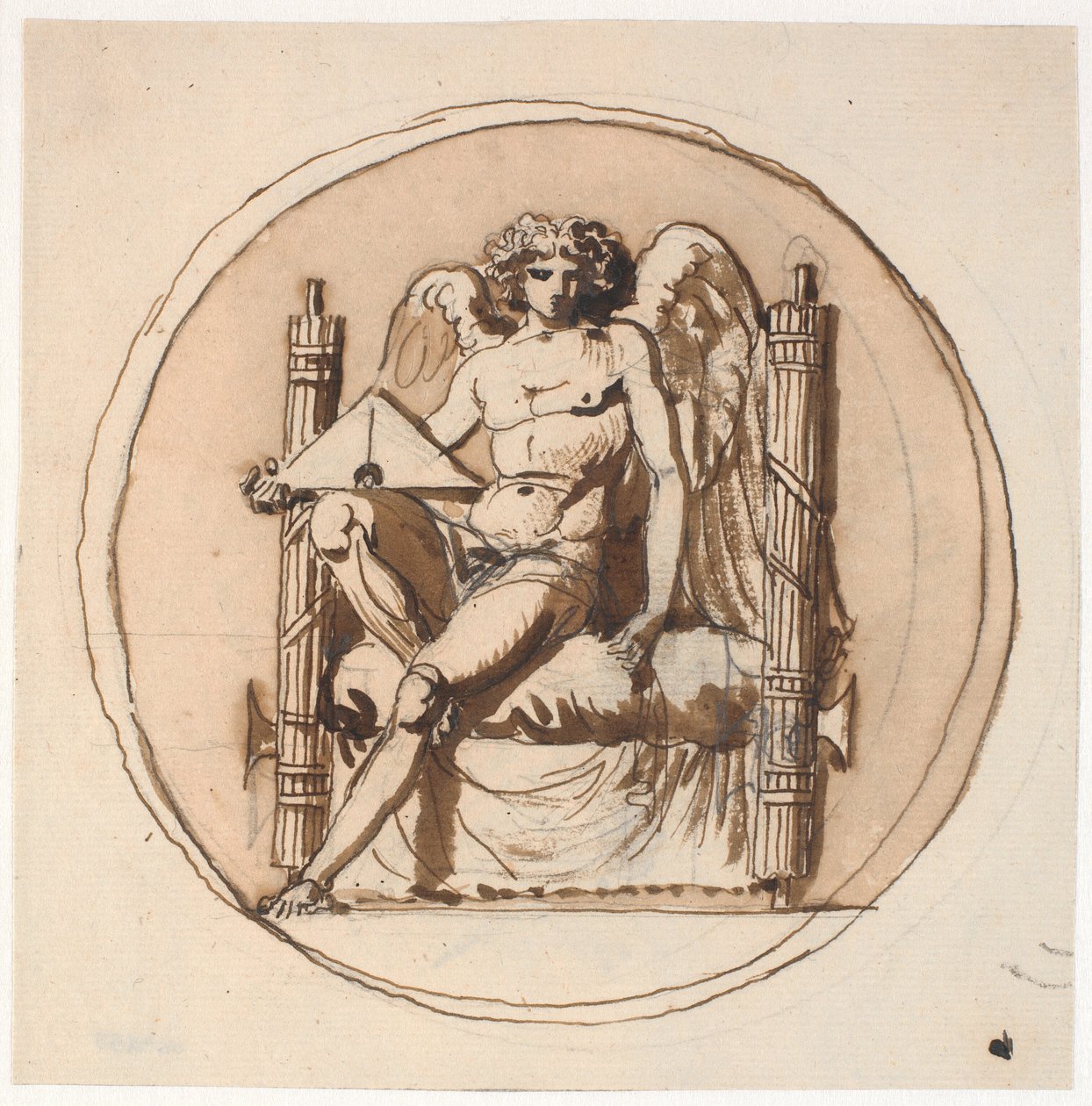 Alegoría sobre la justicia. Estudio para un relieve en el Monumento a la Libertad de Nicolai Abildgaard