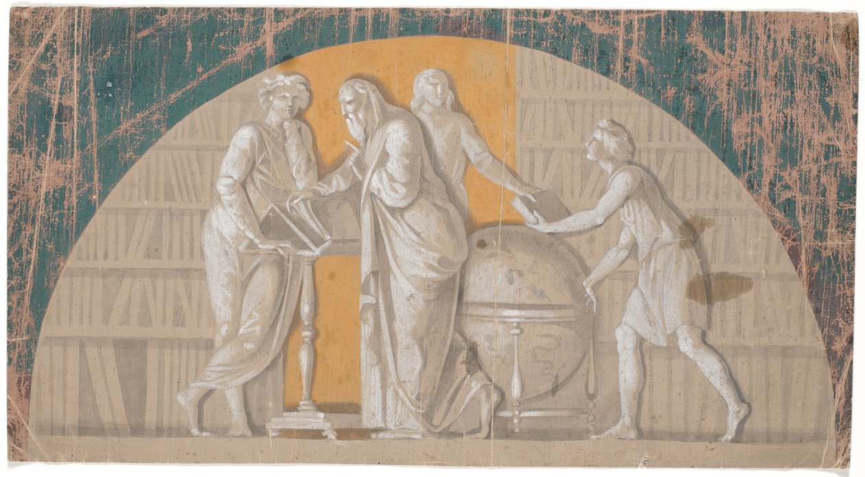 Establecimiento de la biblioteca real de Nicolai Abildgaard