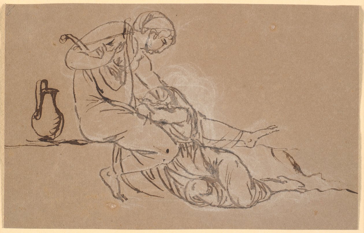 Safo y la mitilena de Nicolai Abildgaard