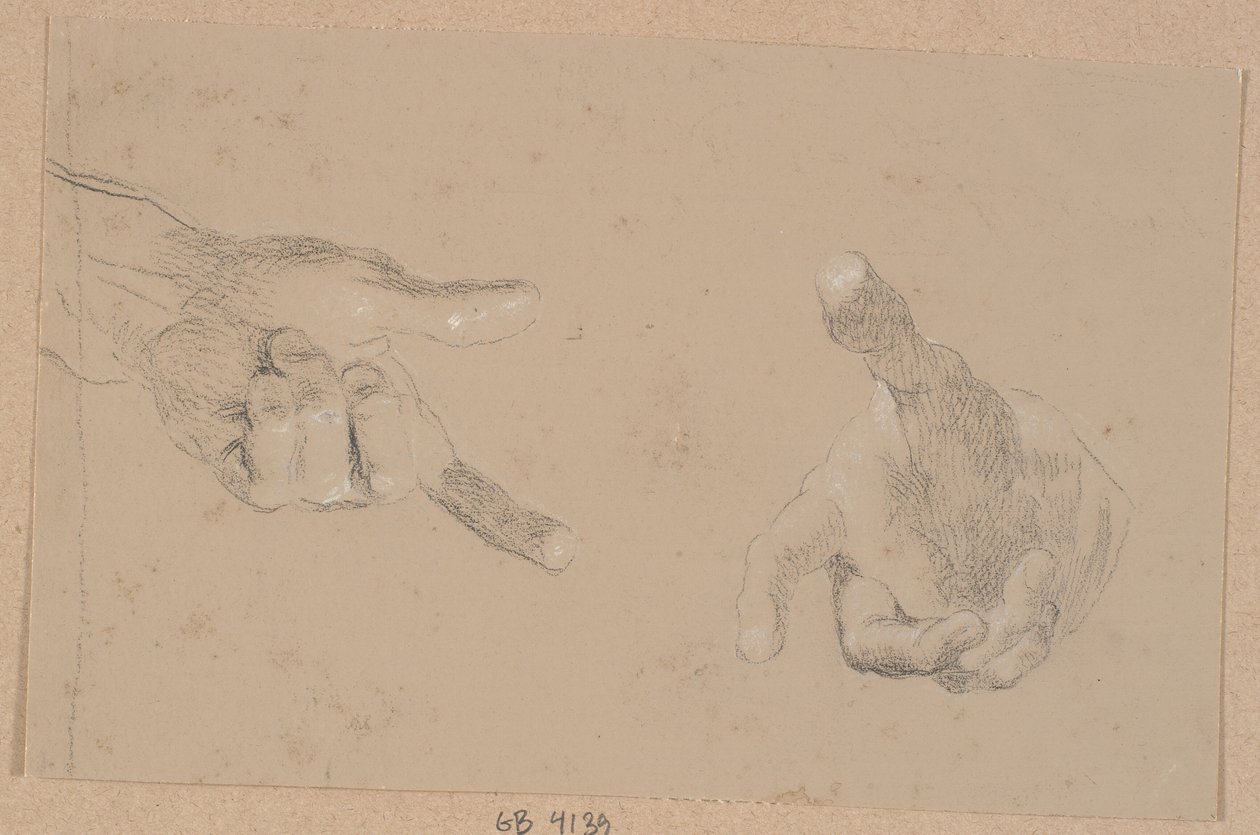 Dos Estudios de una Mano de Nicolai Abildgaard