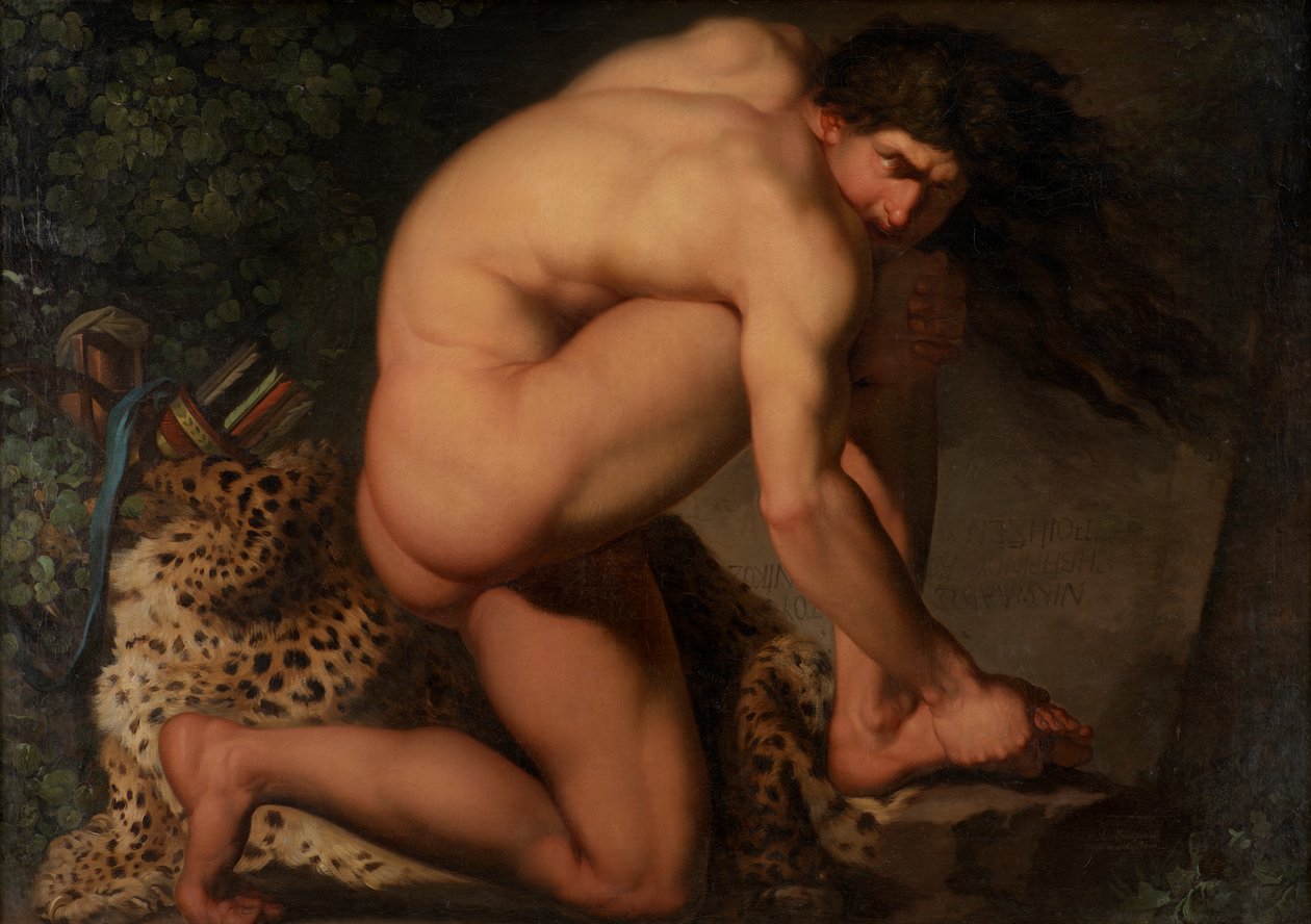 El herido Filoctetes de Nicolai Abraham Abildgaard