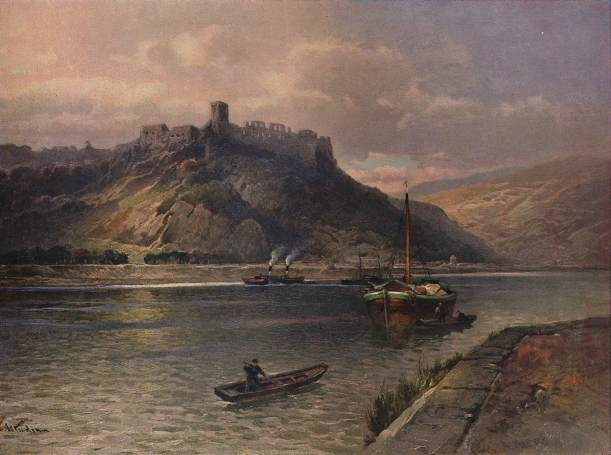 Ruina Rheinfels, Castillo Rheinfels, 1923 de Nicolai Astudin