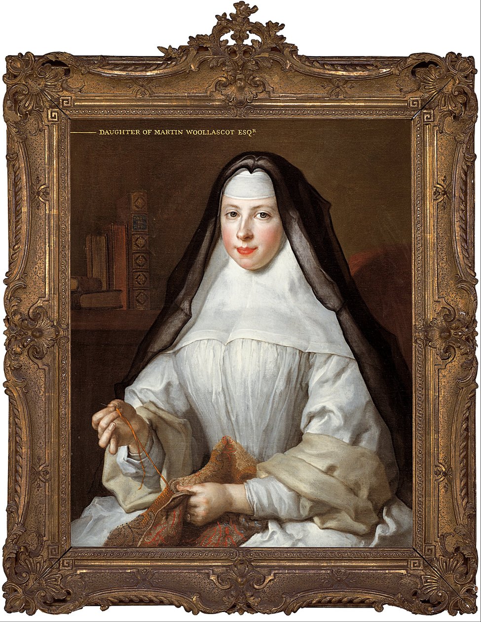 Frances Woollascott, una Monja Agustina de Nicolas de Largillière