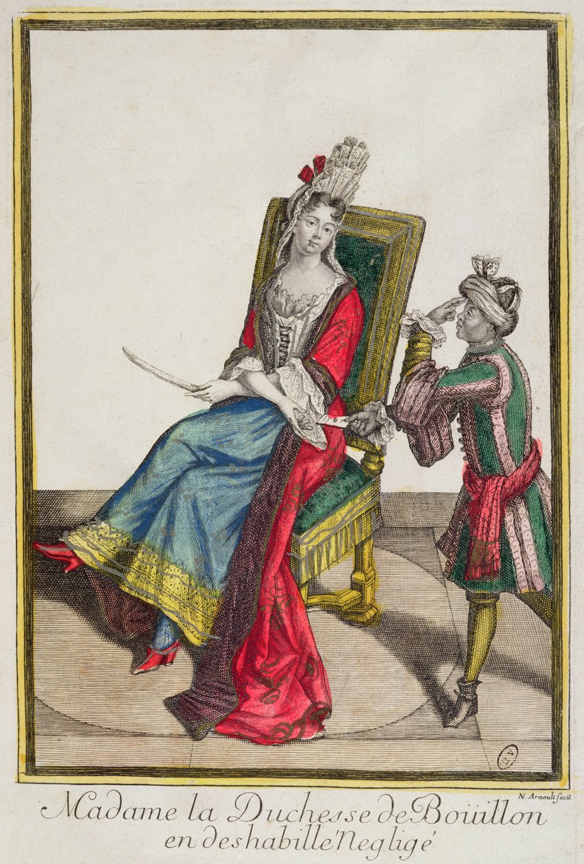 Retrato de Marie-Anne Mancini (1646-1714) Duquesa de Bouillon, finales del siglo XVII de Nicolas Arnoult