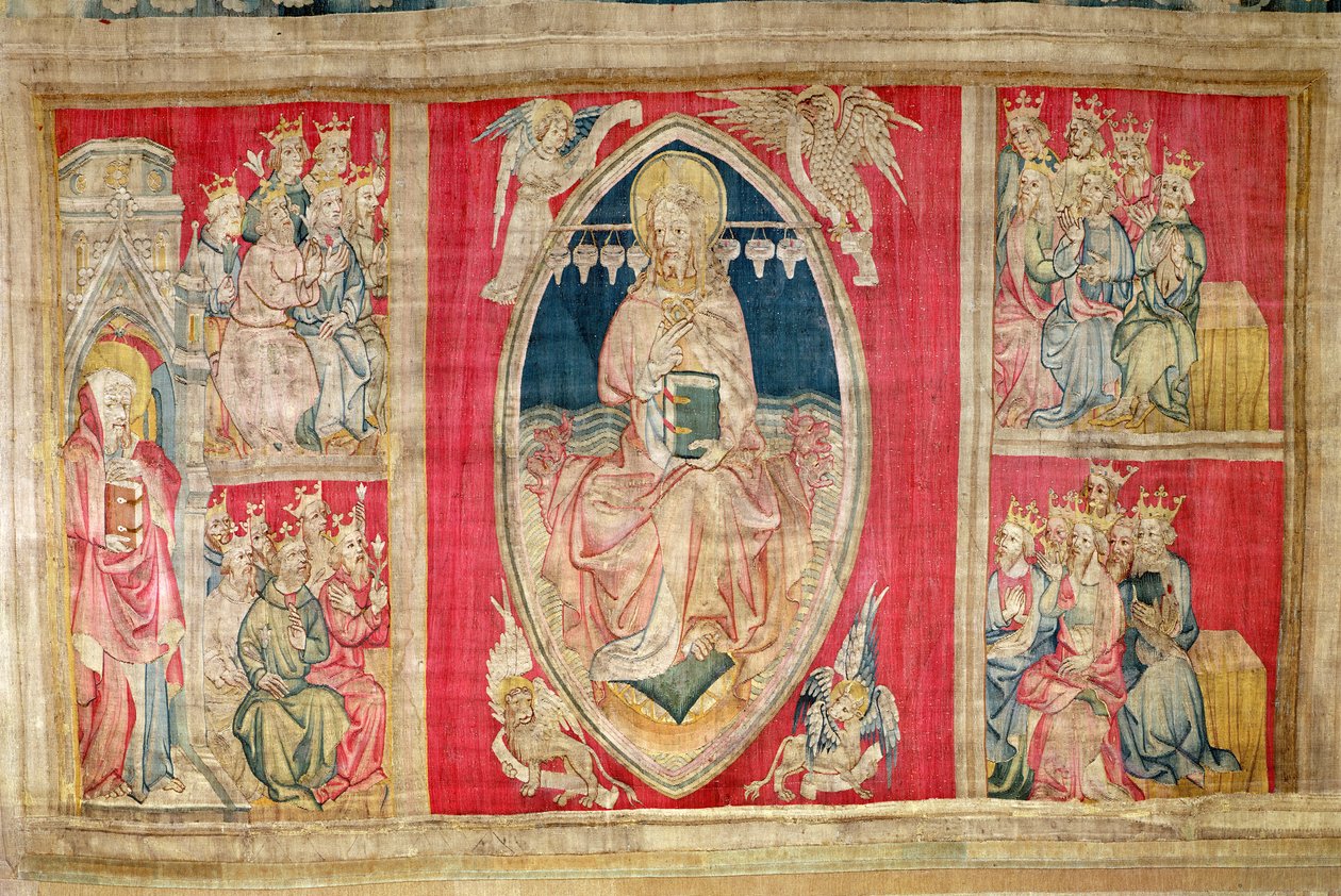 Cristo entronizado con las bestias apocalípticas y los veinticuatro ancianos, no.4 de 