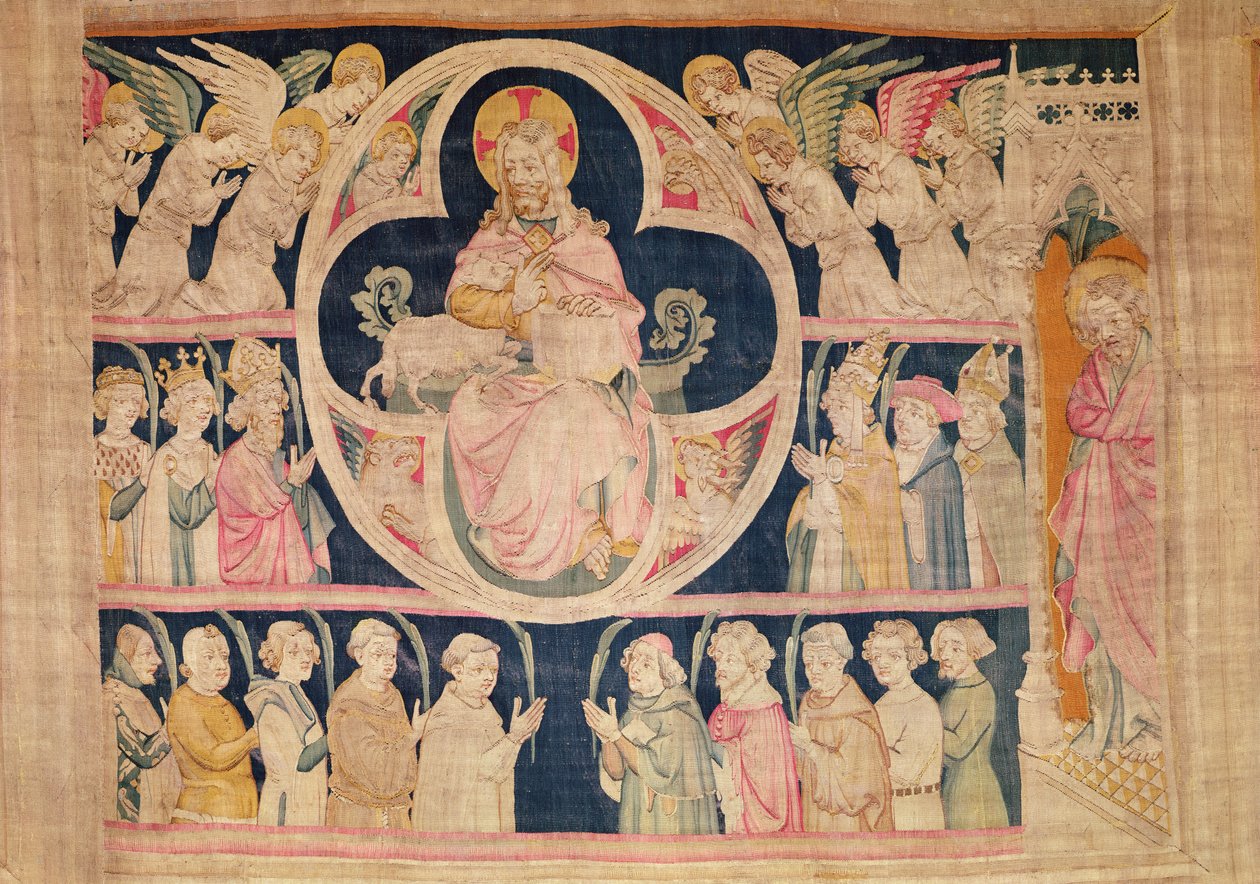 El conteo de los elegidos, del Tapiz del Apocalipsis de Angers, 1373-87 de Nicolas Bataille