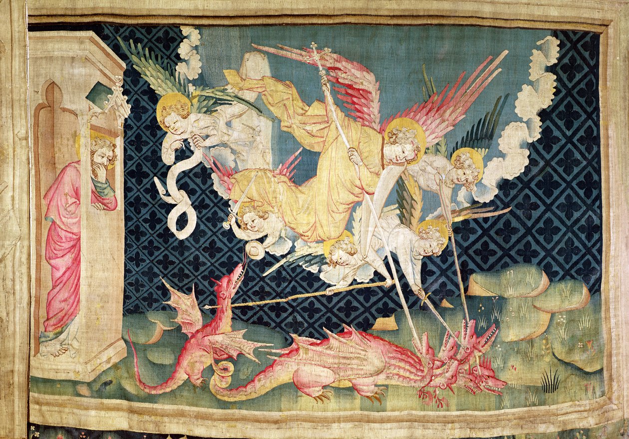 San Miguel y sus ángeles luchando contra el dragón, no.36 de 