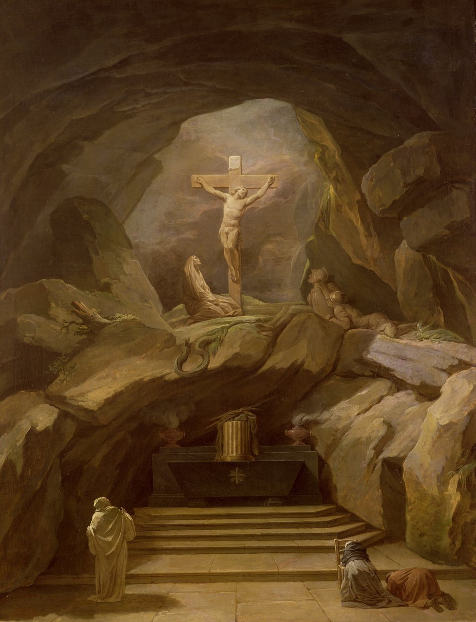 Estudio para la Capilla del Calvario en la Iglesia de Saint-Roch de Nicolas Bernard Lepicie
