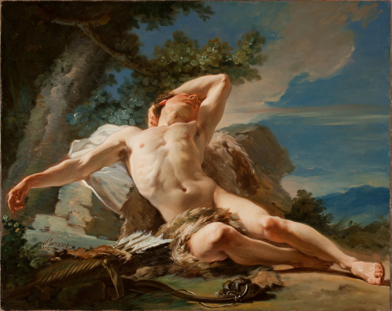 Endimión Durmiente, 1756 de Nicolas Guy Brenet