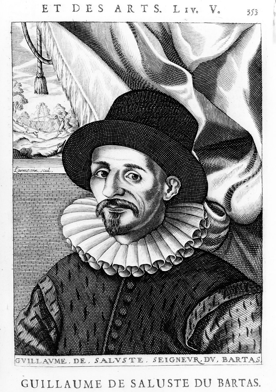 Guillaume de Salluste du Bartas de Nicolas II de Larmessin