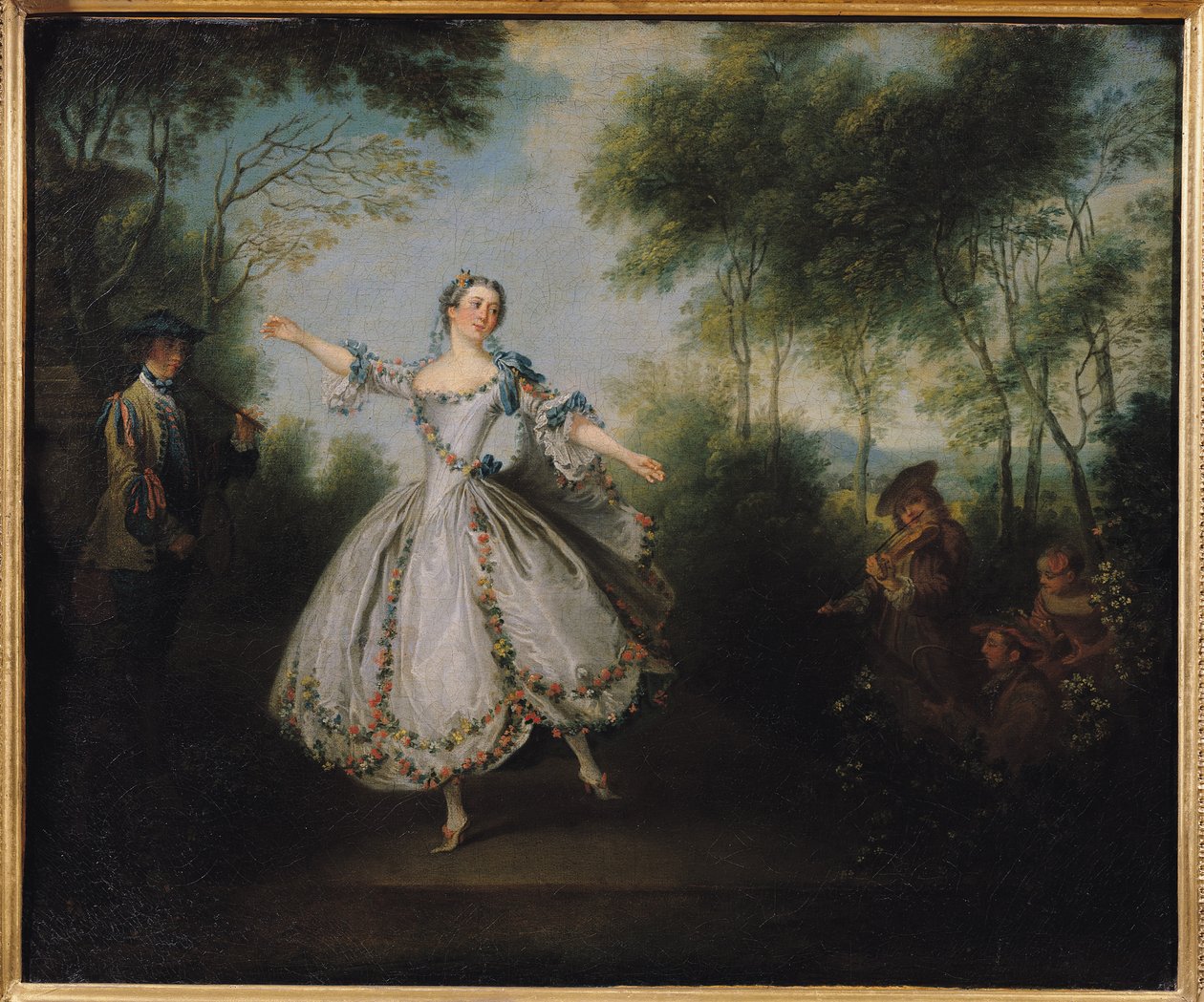 Marie-Anne Cuppi (1710-70) conocida como La Camargo, bailando, 1730 de Nicolas Lancret