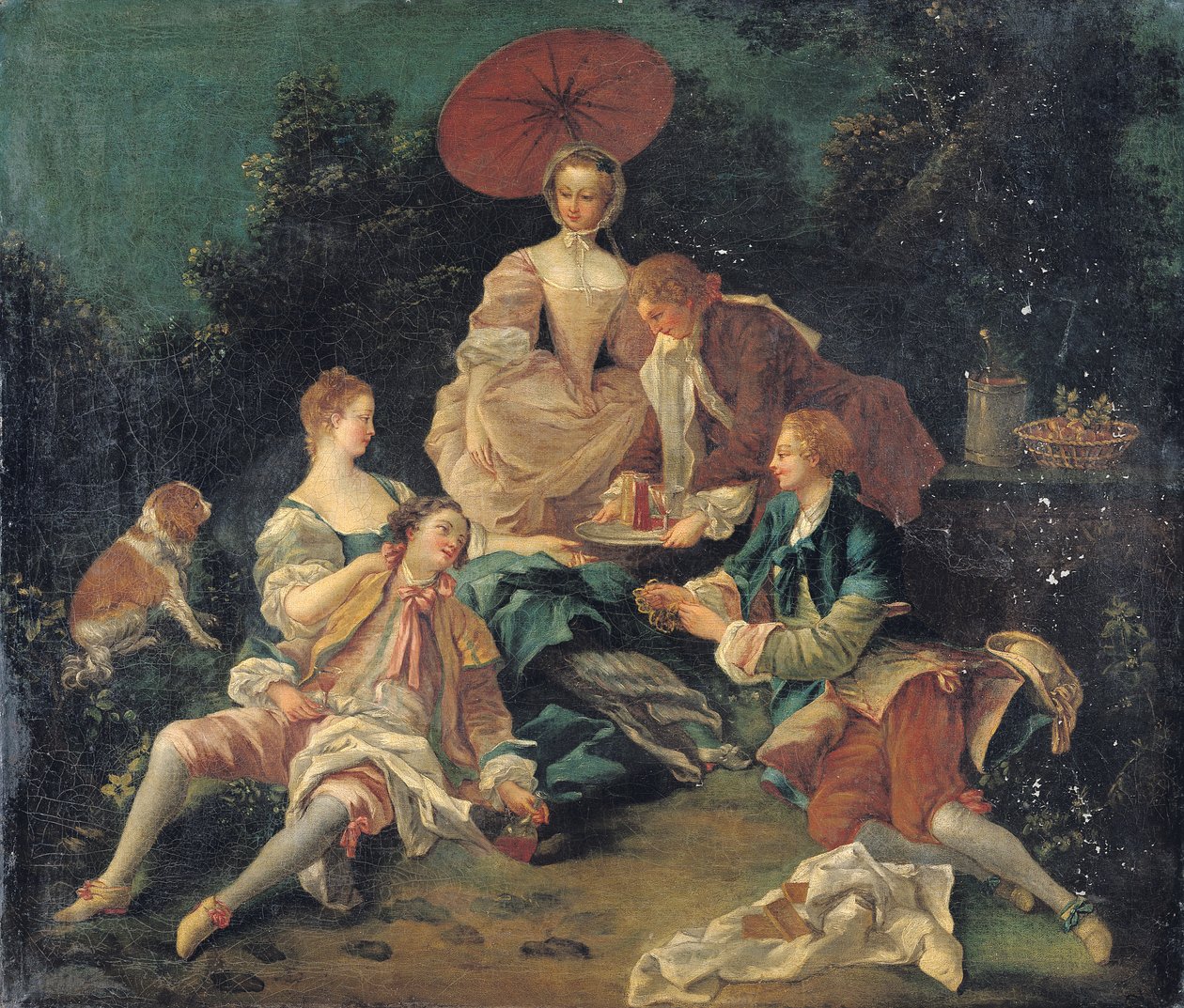 Picnic en un Parque de Nicolas Lancret