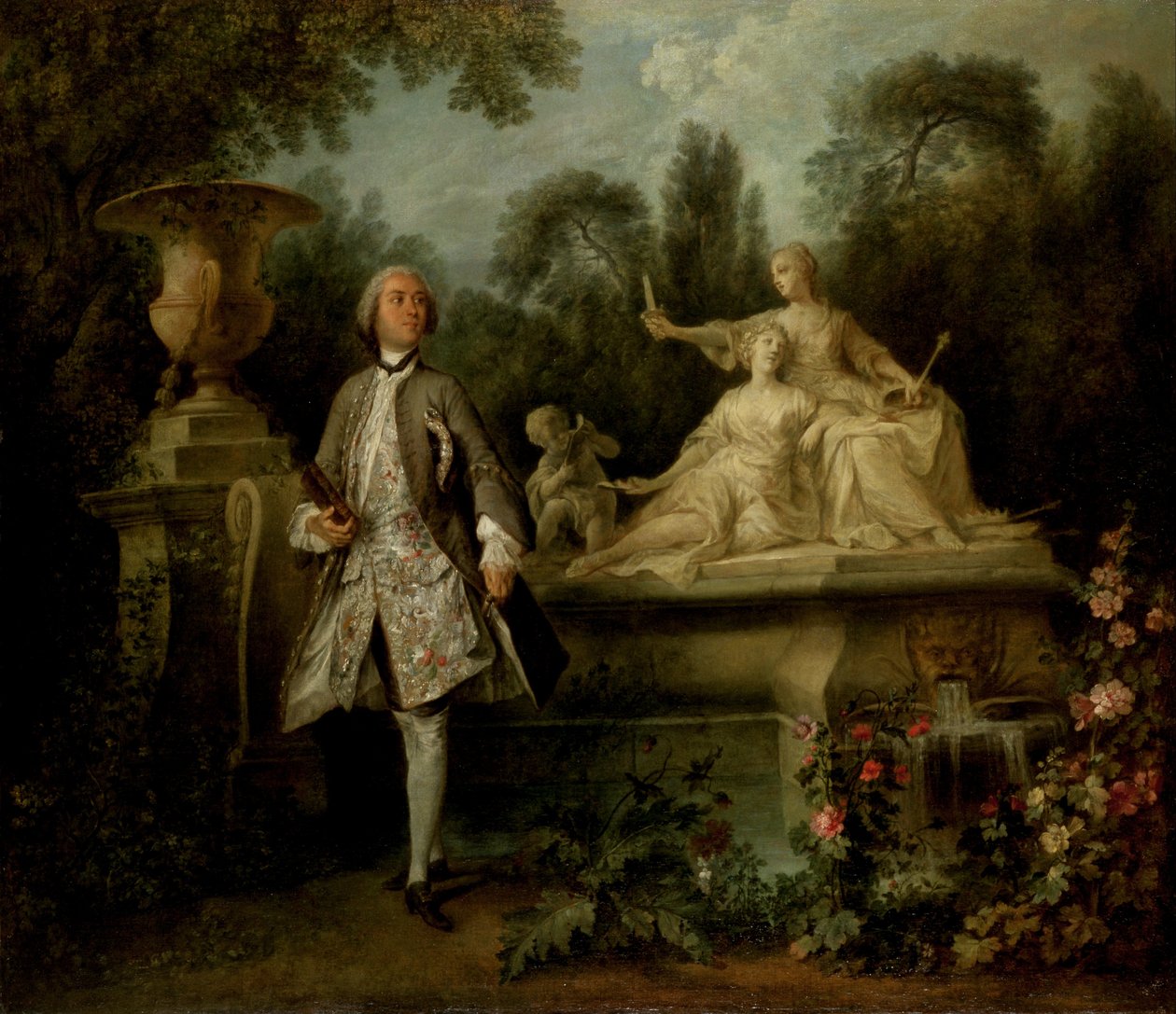 Retrato del Actor Grandval de Nicolas Lancret