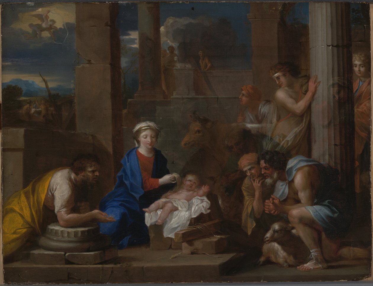 La adoración de los pastores, c.1660-70 de Nicolas Pierre Loir