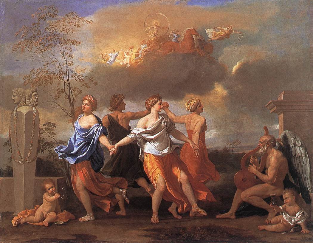 Danza a la música del tiempo de Nicolas Poussin