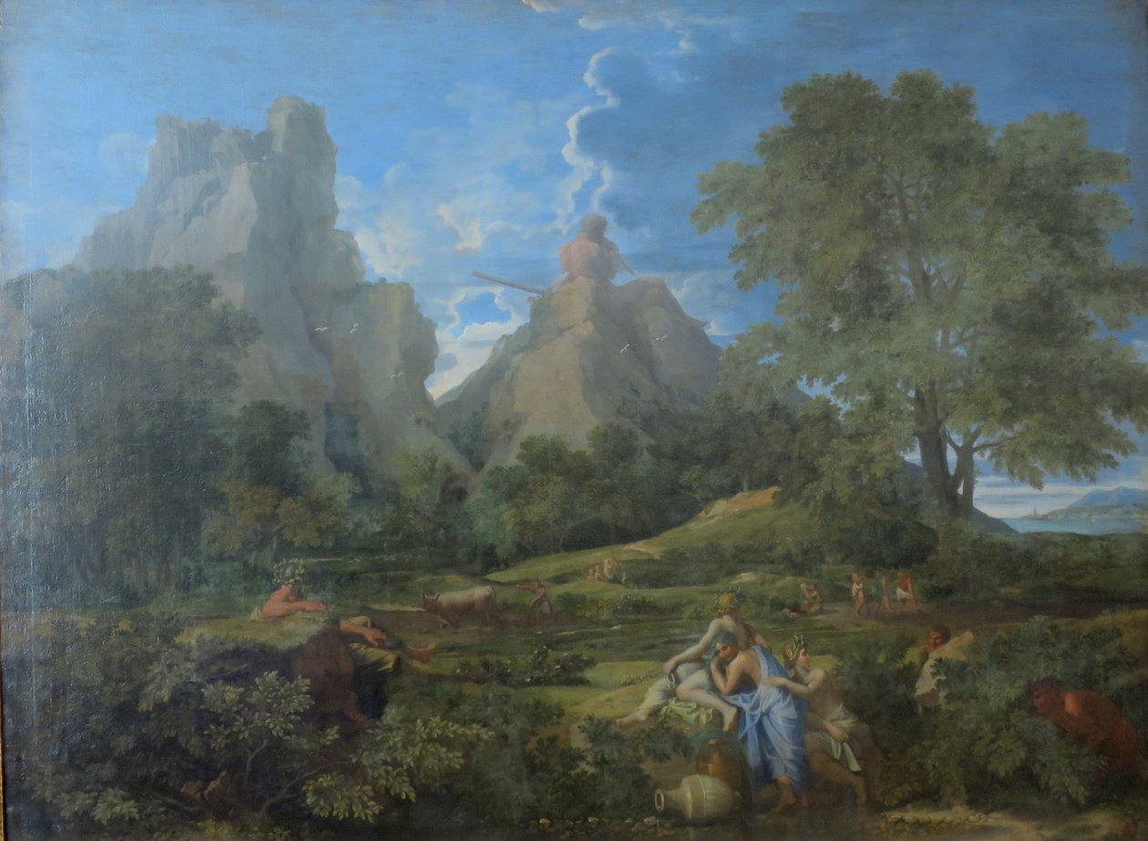 Paisaje con Polifemo de Nicolas Poussin