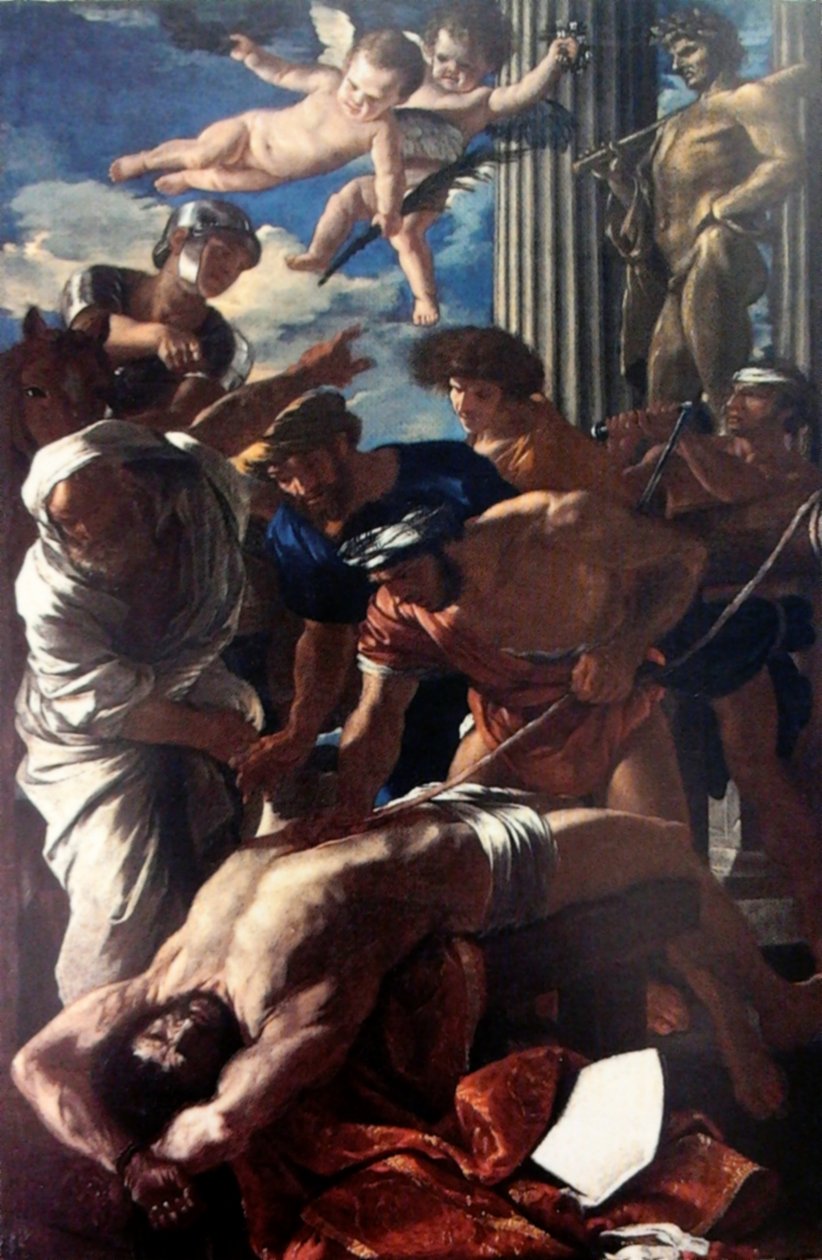 Martirio de San Erasmo de Nicolas Poussin