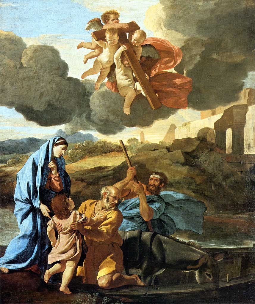 El regreso de Egipto de Nicolas Poussin