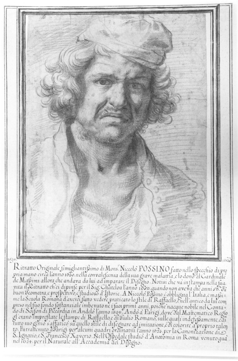 Autorretrato de Nicolas Poussin