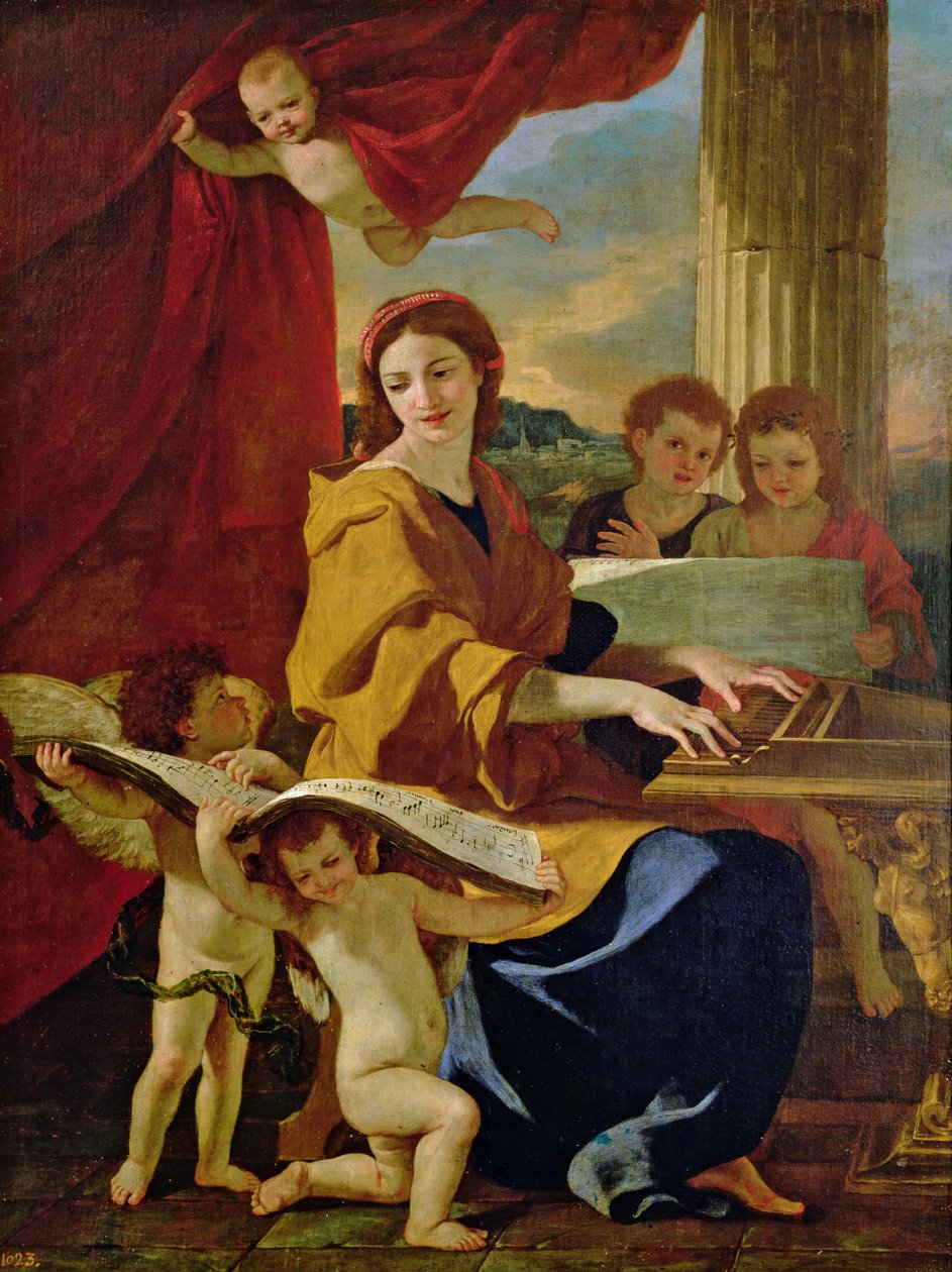 Santa Cecilia de Nicolas Poussin