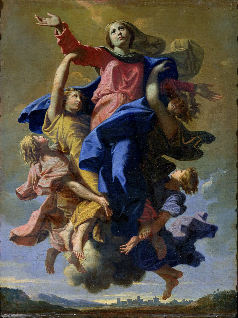 La Asunción de la Virgen, 1649-50 de Nicolas Poussin