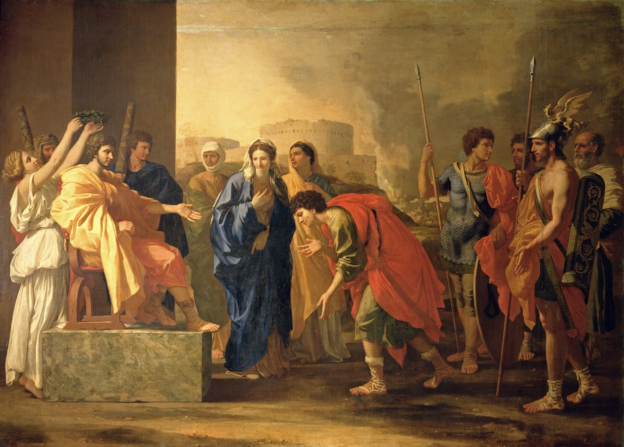 La continencia de Escipión, 1640 de Nicolas Poussin