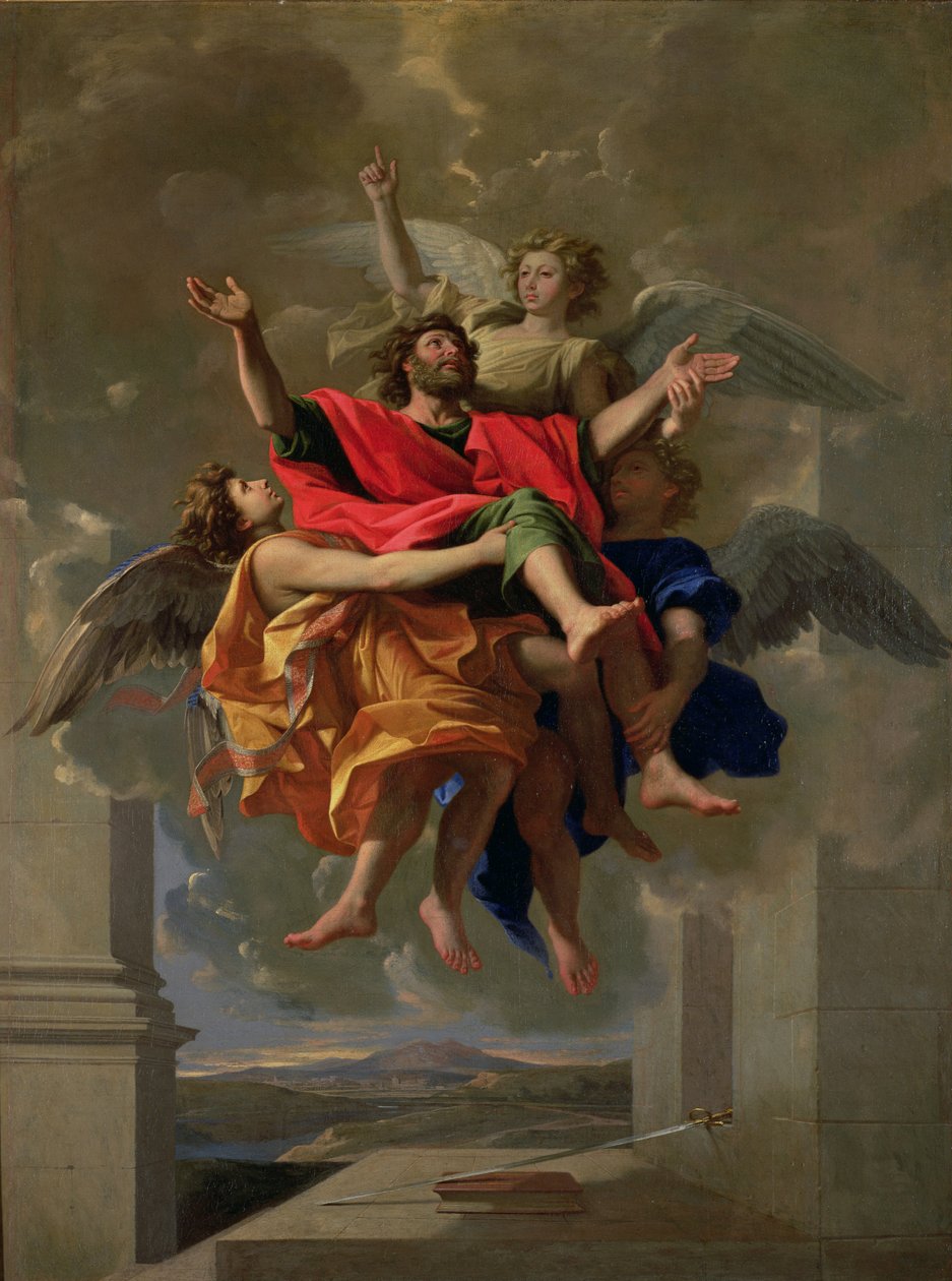 La visión de San Pablo, 1649-50 de Nicolas Poussin