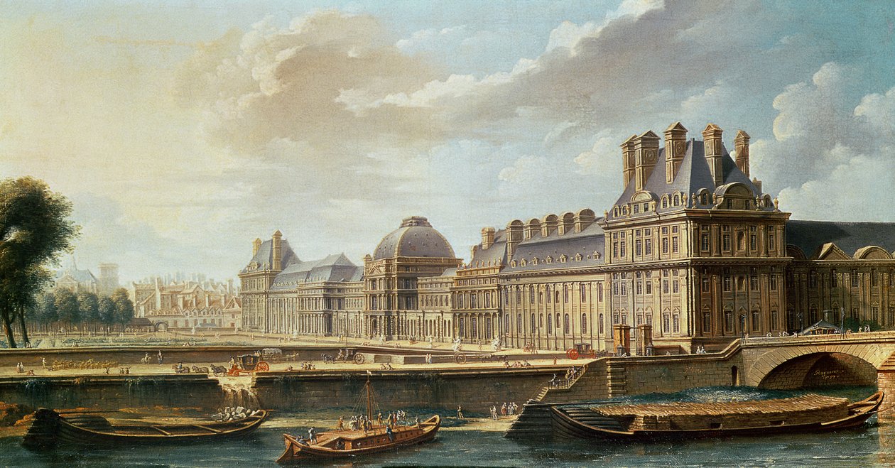 El palacio y jardín de las Tullerías, 1757 de Nicolas Raguenet