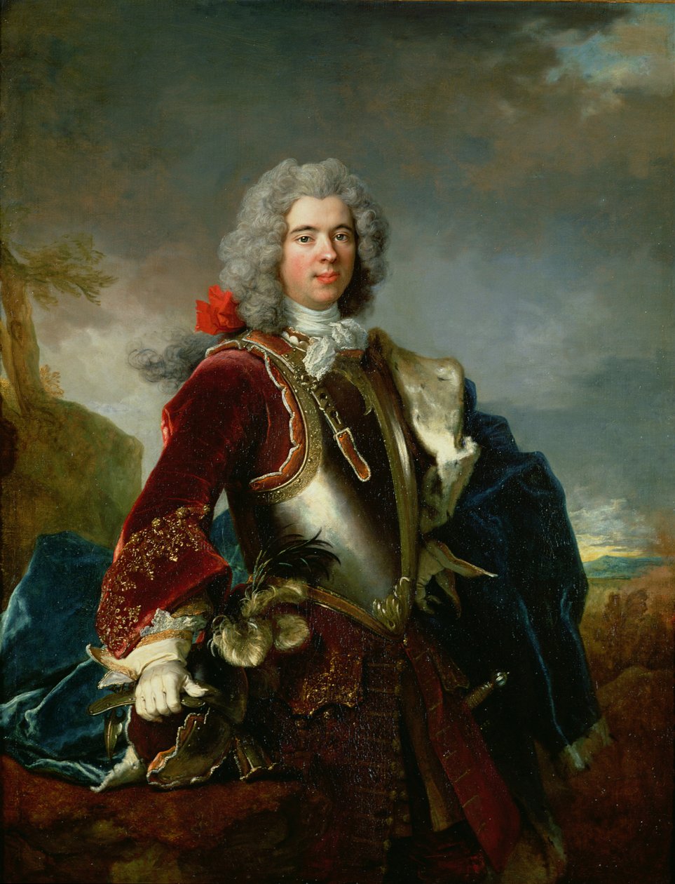 Retrato del Príncipe Jacques 1er Grimaldi, 1689 - 1751 de Nicolas de Largillière