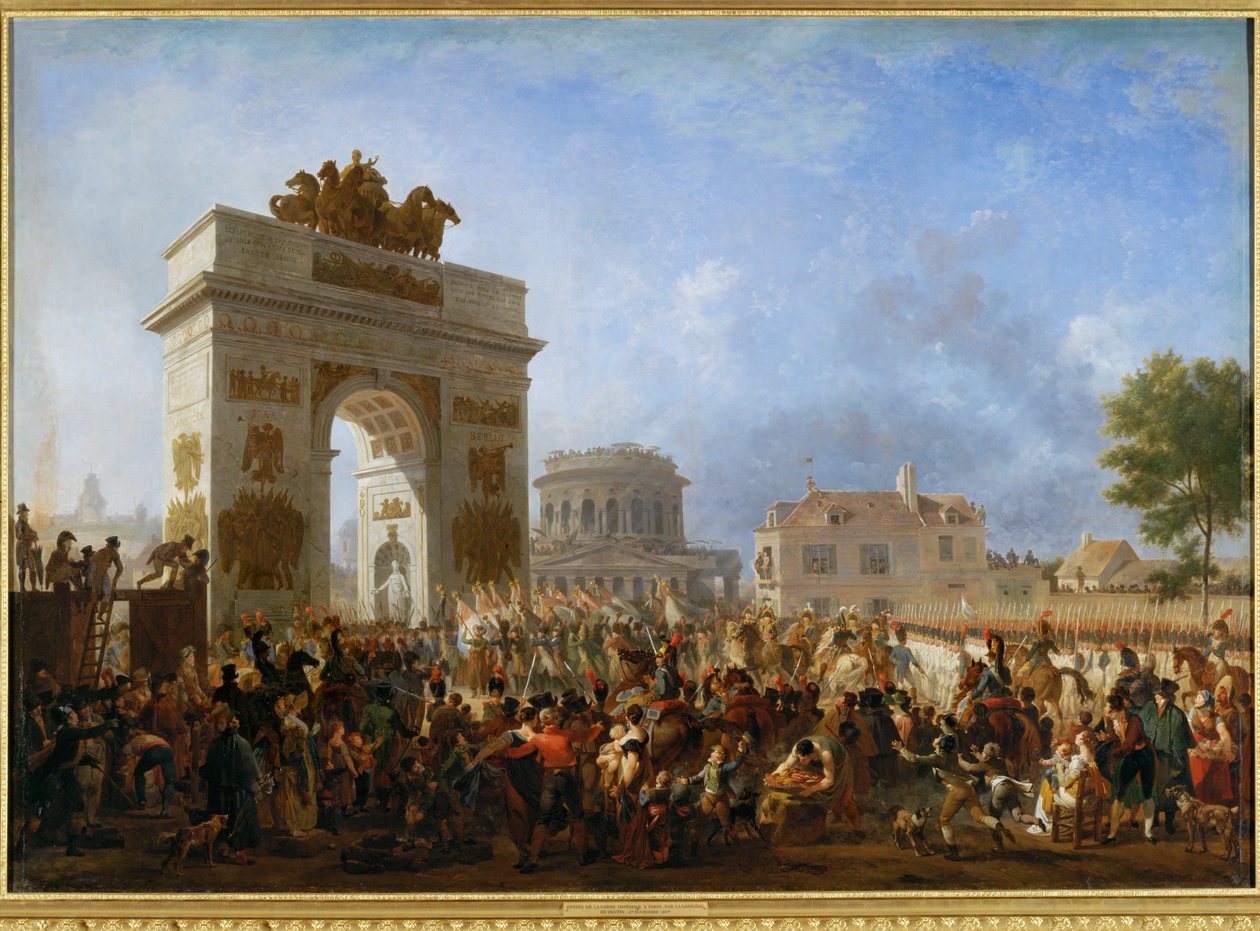 Entree de la Garde Imperiale a Paris, par la barriere de Pantin, le 15 novembre 1807 ... de Nicolas Antoine Taunay