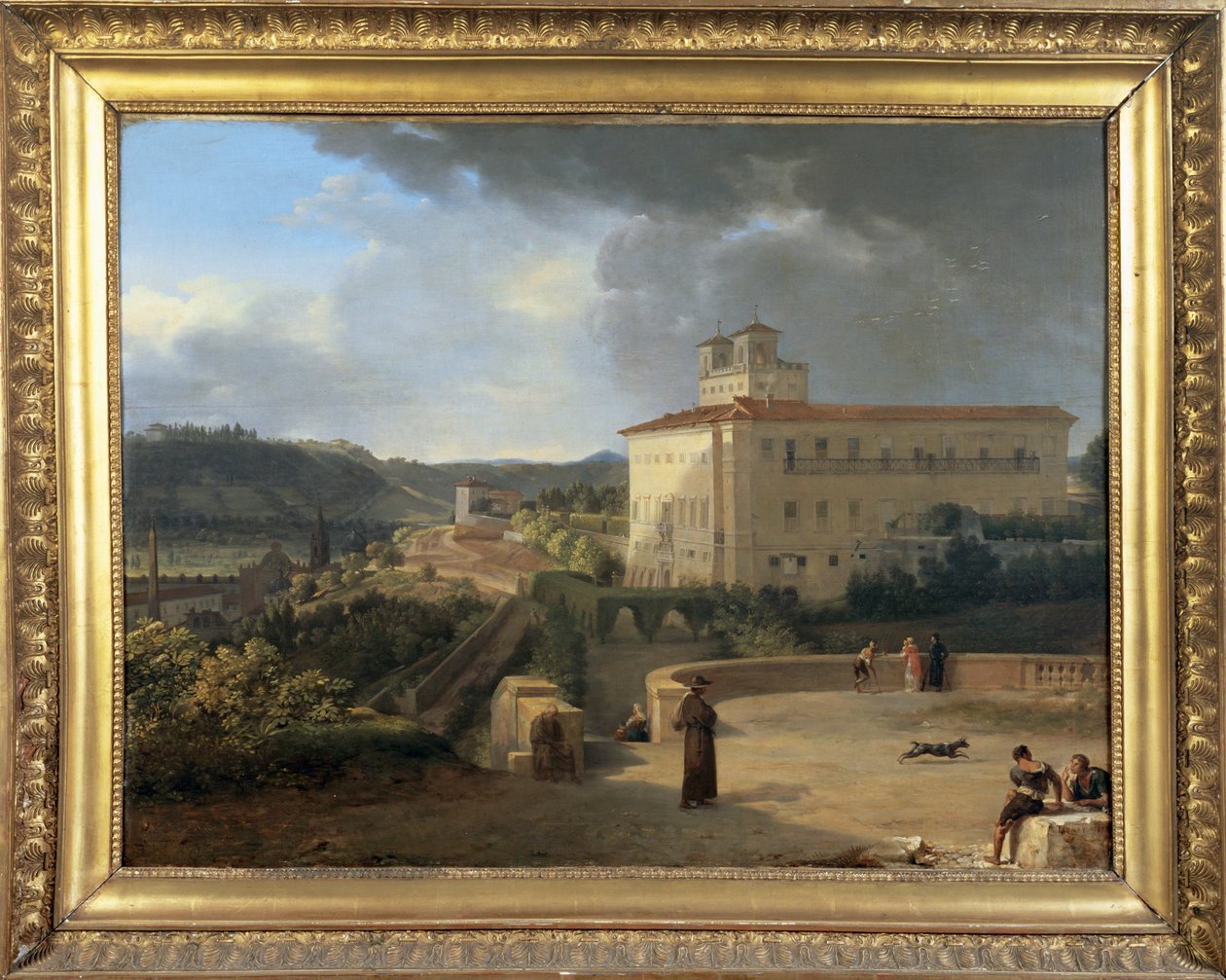 Vue de la Villa Medicis de Nicolas Antoine Taunay